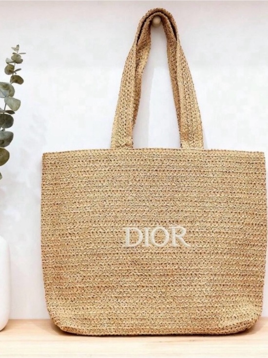 Dior Handbags - Dior Raffia Tote